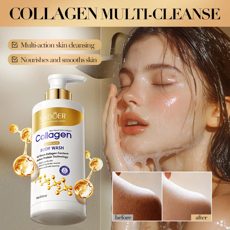 Body Care Product Bone Collagen Body Lotion Goat Milk Vitamin C Nourishing Skin Whitening Body Cream For Black Skin