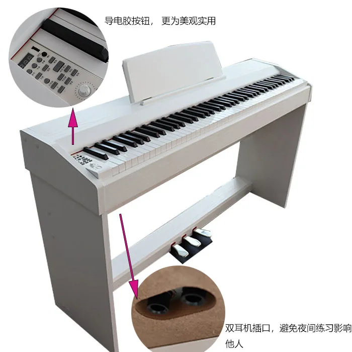 digital piano 88 weighted keys china supplier factory