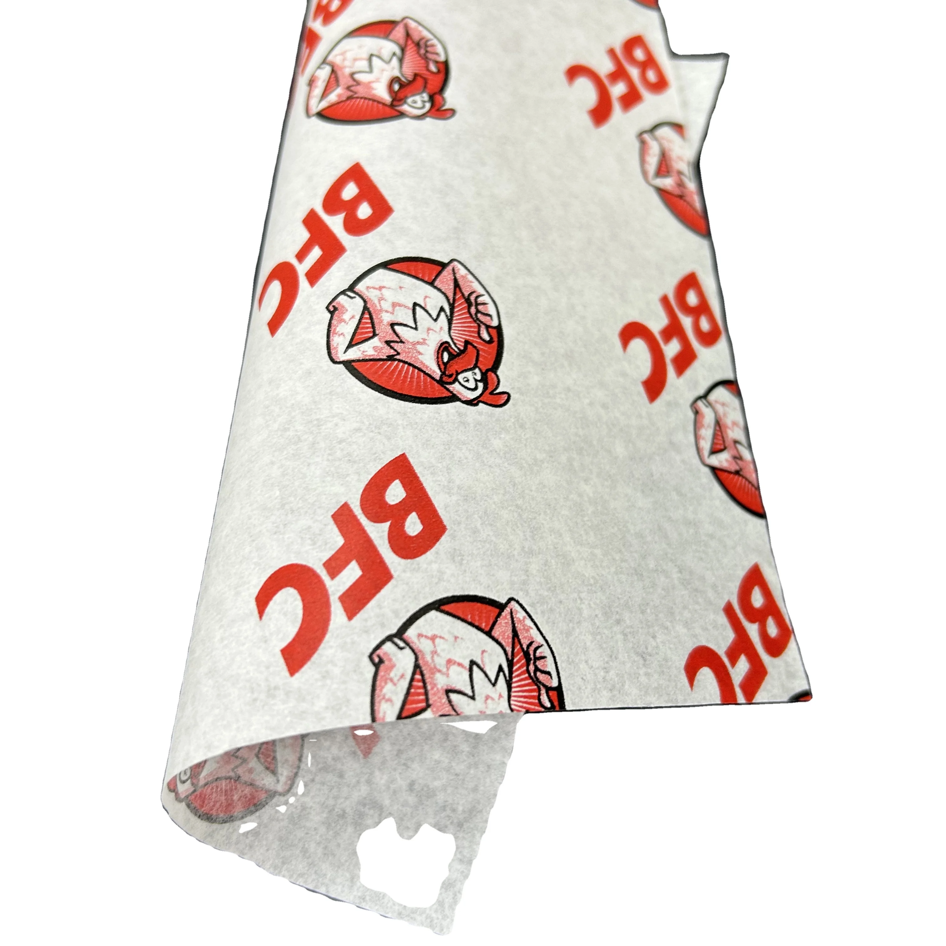 Custom Food Grade Non Stick Round Butcher Paper Waxed Coated Paper for Burger