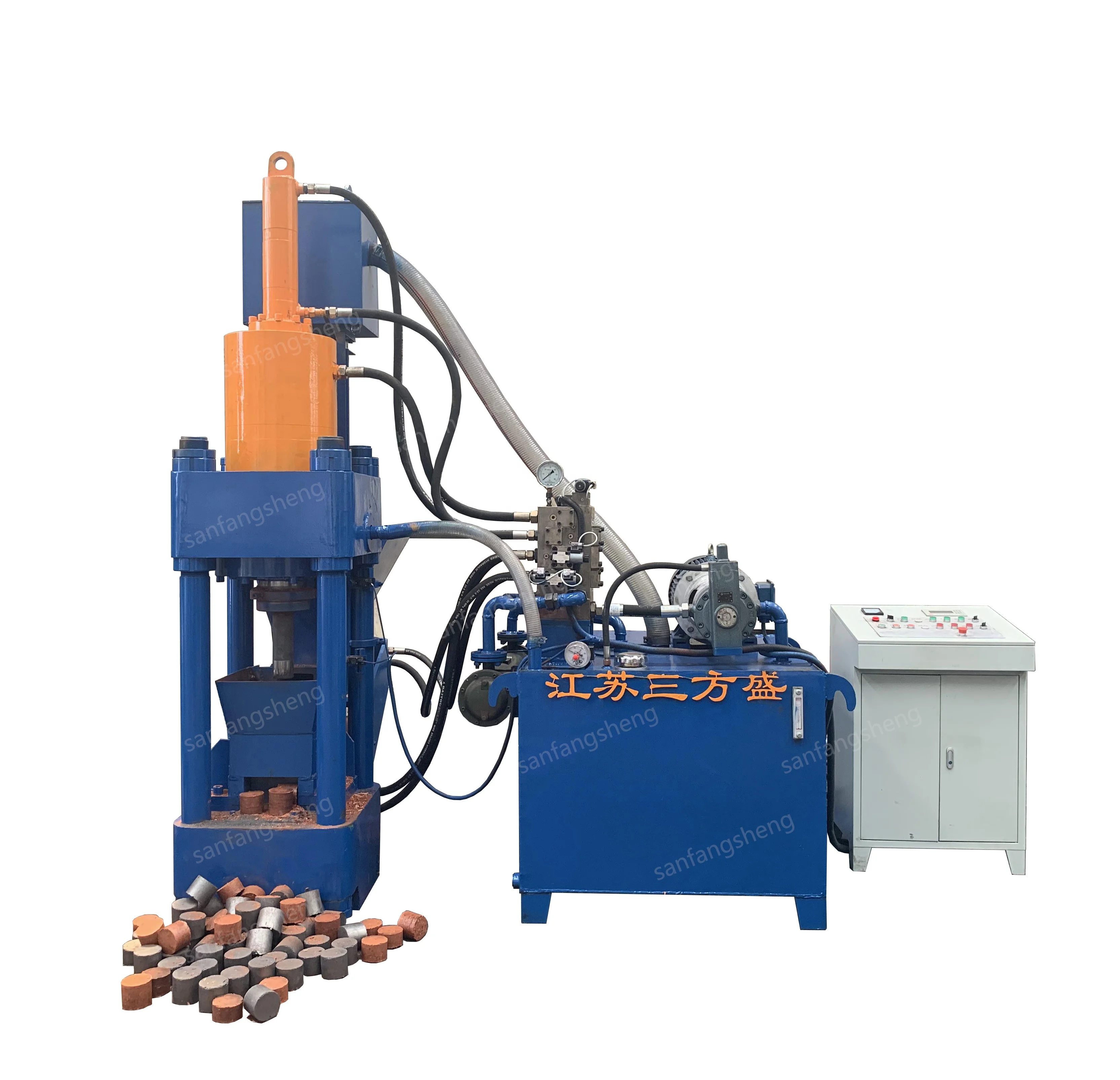 Y83 Brand New Metal Hydraulic Horizontal Automatic Wood Chip Scrap Metal Aluminium Reliable briquette Press Machine For sale
