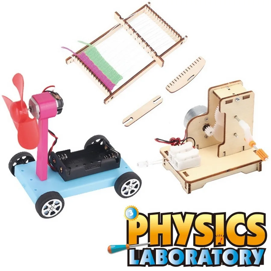 Educational Toy STEM Kits Wood Craft Kit DIY Science Building Projects Wooden Puzzle Assembly Model Set