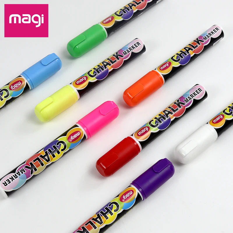 Led Neon Liquid Chalk Marker Pen Fluorescent Erasable Liquid Chalk Marker For Led Board Marker