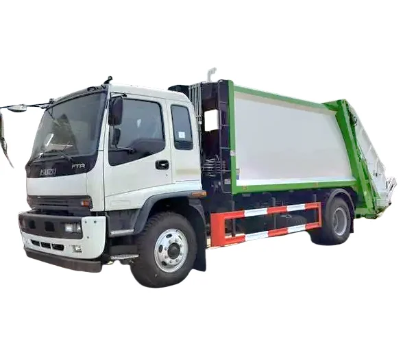 isuzu 4*2 compacted garbage truck High quality isuzu 14 ton compactor garbage truck price
