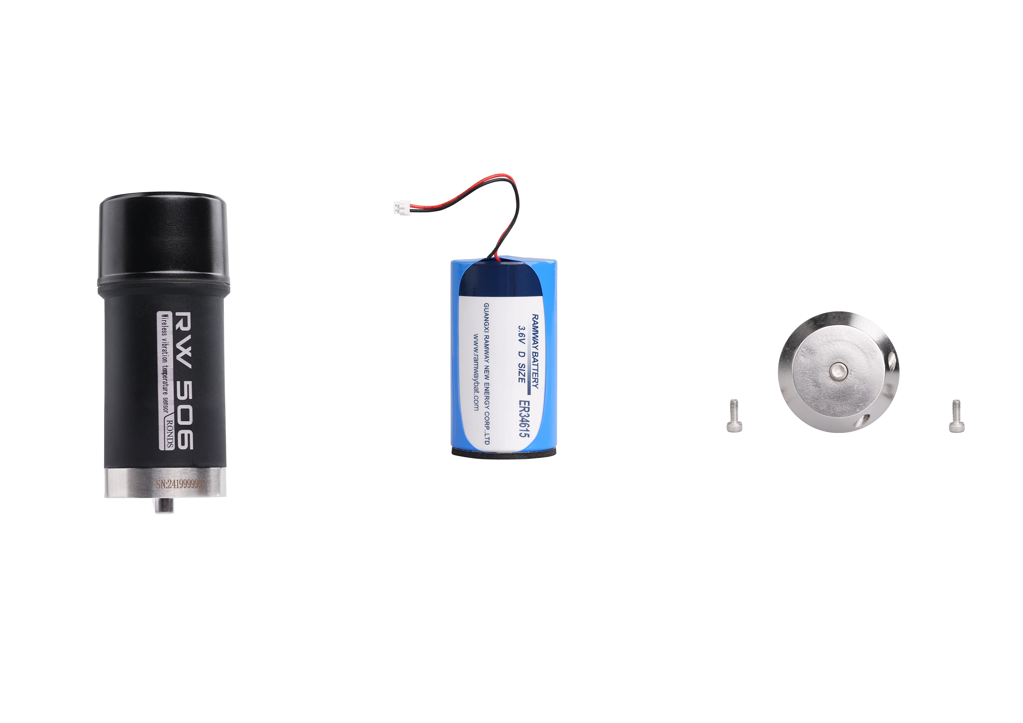 RONDS Wireless Piezoelectric Industrial Accelerometer RW506 for Bearing Vibration Measuring