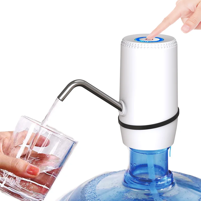 Mini Drinking Manual Cereal Bottle Portable USB Automatic Electric Pump Water Dispenser