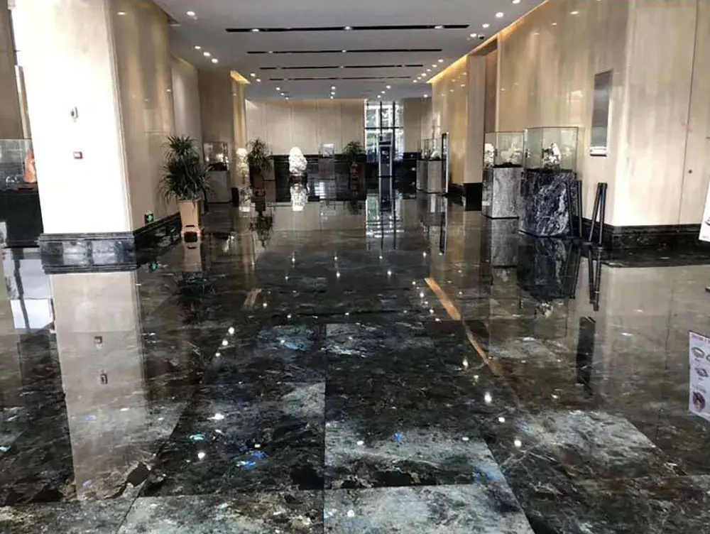 Cut to Size Labrador Labradorite Granite Luxury Stone Blue Jade Kitchen Island Translucent Lemurian Blue Granite Slab Tile