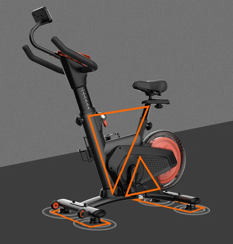 Cre8 High-quality home smart body fit weight loss silent indoor spinning bike commercial indoor fit mini exercise bike