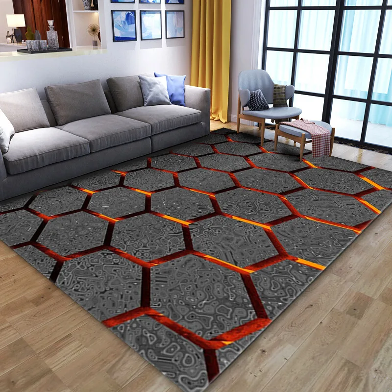 Hot Selling 3D Printed vision technology sense carpet for living room