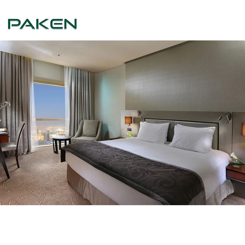 Guangdong Wholesale Hospitality Room King Bed Bedroom Sets Cheap Price Used Hotel Furniture For Sale