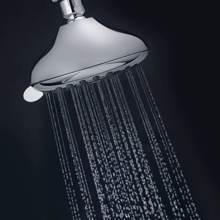 Amazing Brush nickel BN anti scald abs spray plastic bathroom abs overhead shower