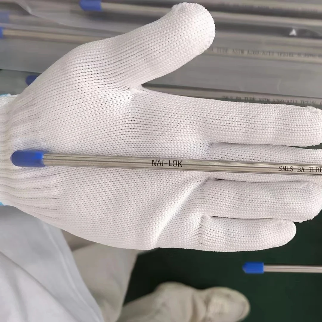 NAI-LOK High Purity Polished 10MM OD Stainless Steel 316L Bright Annealing Tubing 316L Seamless Tube