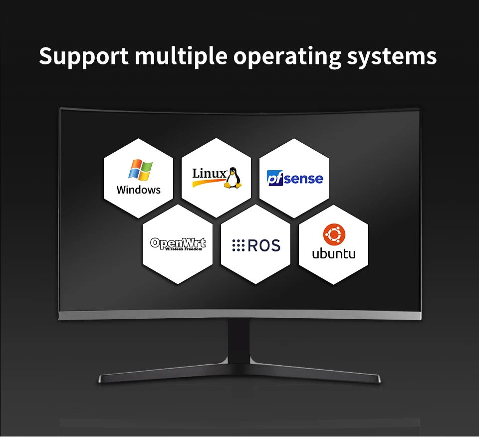 Guanfeng N5105 1U 6 i225 2.5G Lan Soft Router Barebone Linux X86 Security Enterprises Hardware Wifi Firewall Router Appliance