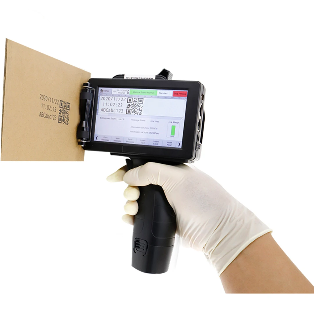 Portable Handheld/Online Expiry Date Printer DOCOD OEM/ODM G300 TIJ Thermal Inkjet Printing Machine For Barcode Number Date