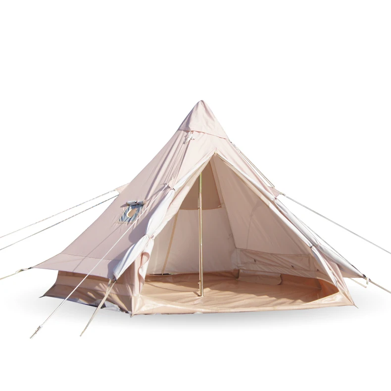 2 3Person Waterproof large luxury Pyramid Tipi Hot Winter Tents With Stove Outdoor Backpacking Hiking Camping Teepee Tent