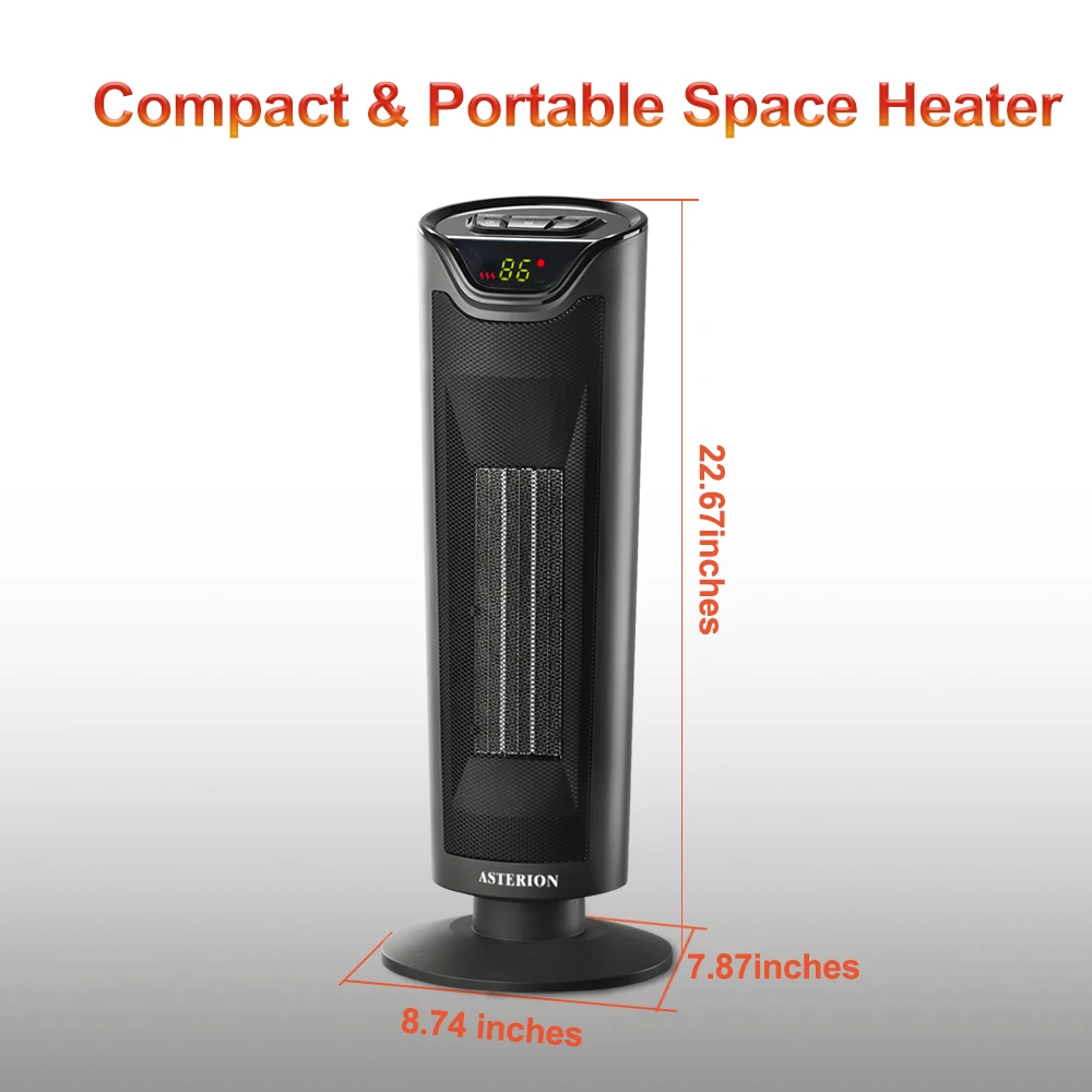 Лидер продаж, Графеновый портативный дешевый тепловой башенный вентилятор с защитой от перегрева, электрические обогреватели пространства для спальни