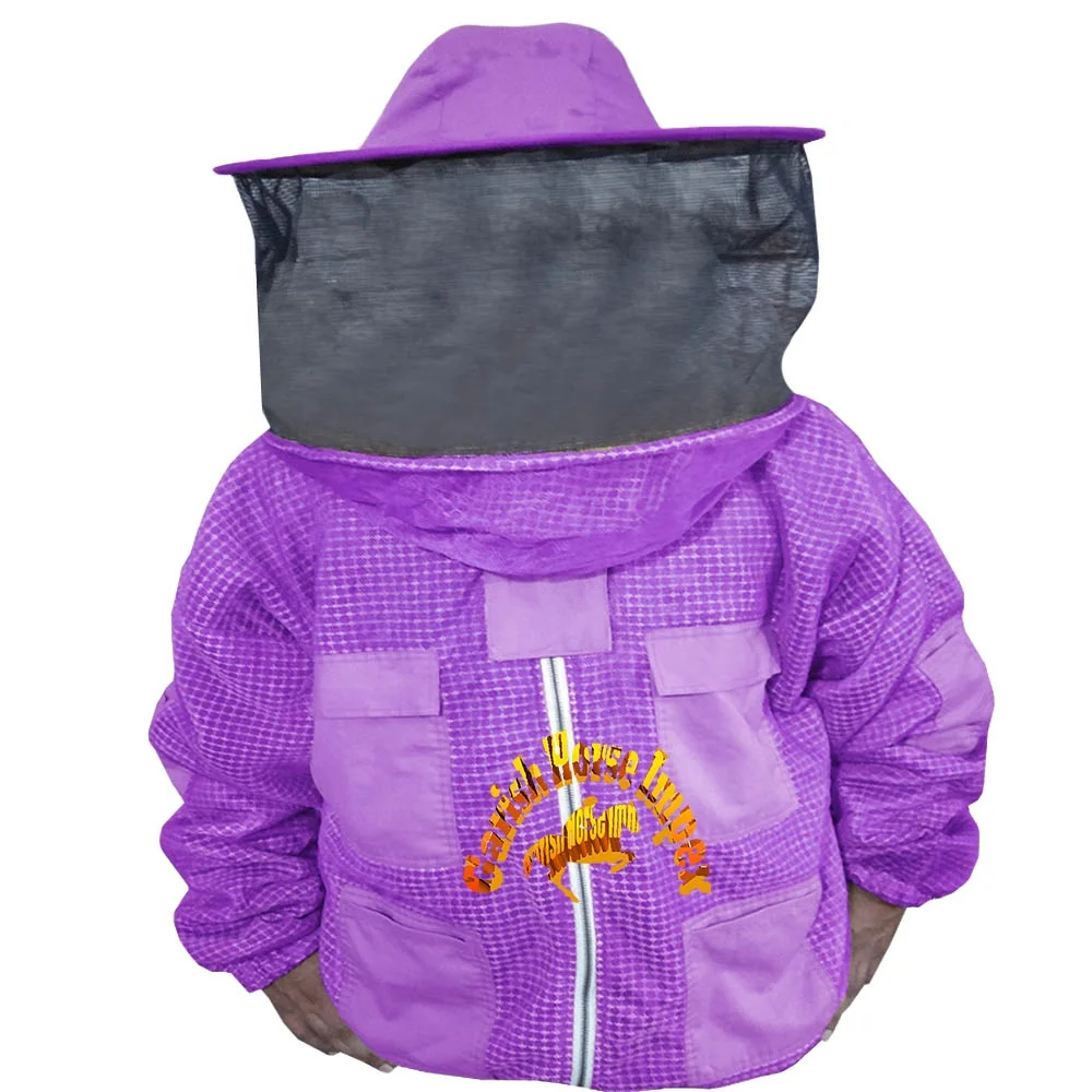 Beekeeping Gear  Jacket Breathable 3 Three Layer Mesh Full Ventilated Beekeeper Jacket Ultra Breeze Customized Breathable