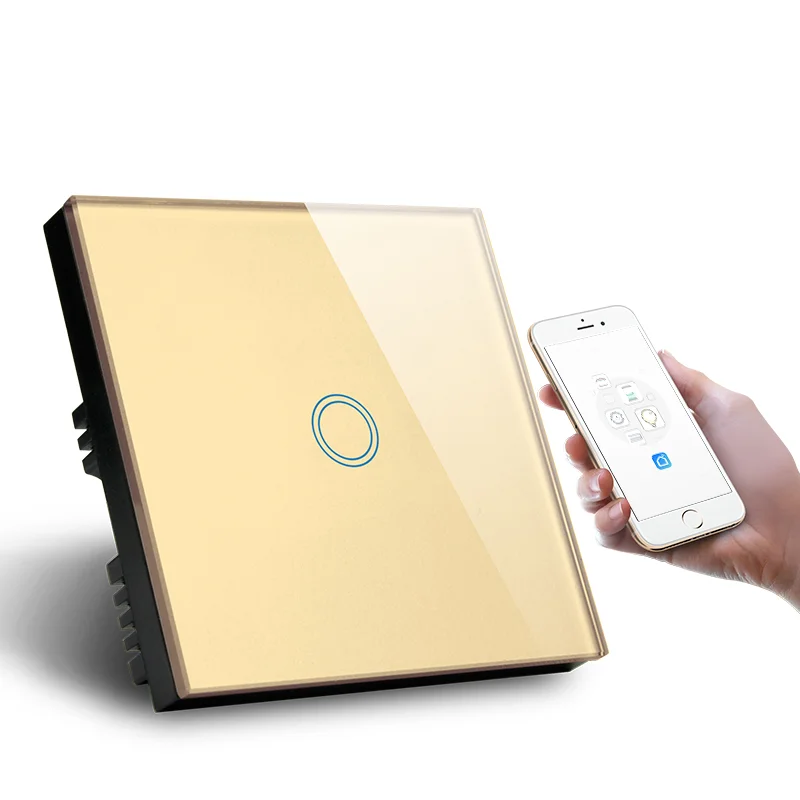 CE Approved GOOGLE HOME/ALXEA Tuya APP Control Smart WIFI 1 Gang Light Switch