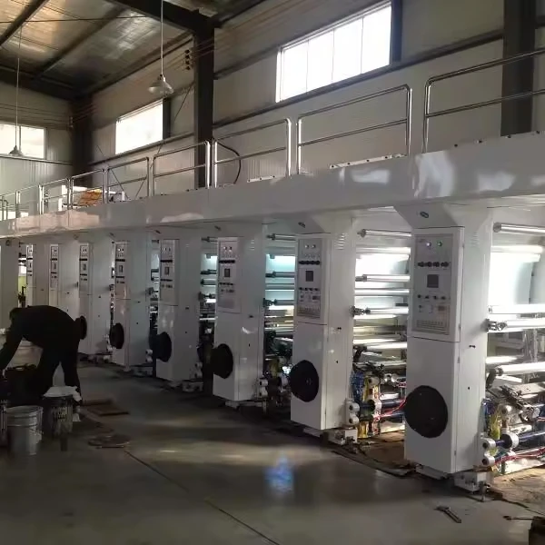 ZRAY-C High Speed Film Plastic Bag Pvc Printing Machine Wall Paper Gravure Printing Machine