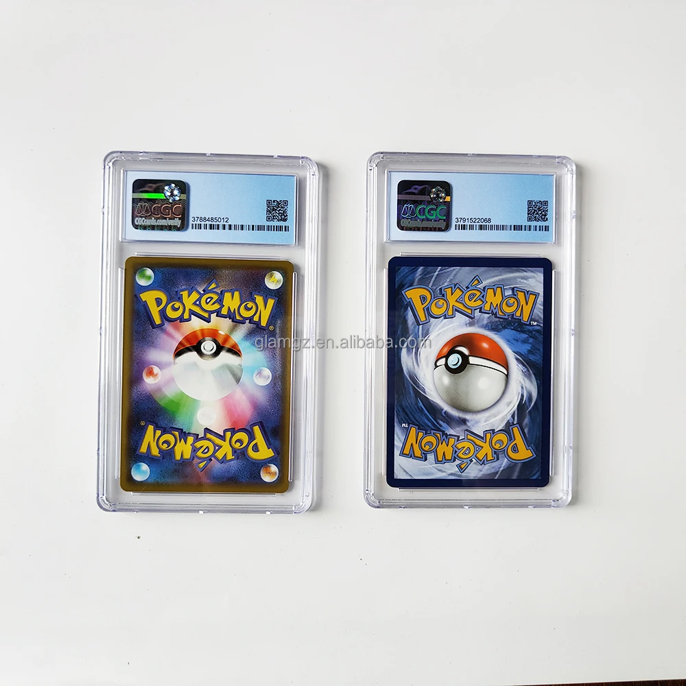 Plastic Display Card Case Sports Baseball Football Basketball Trading Collecting Graded Card slabs For Pokemon Card Holder