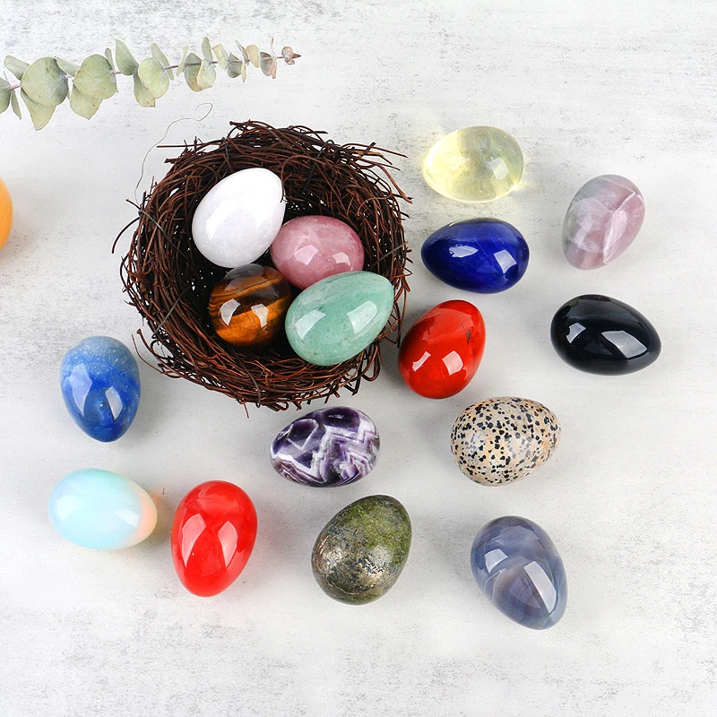 Wholesale High Quality Crystal  Yoni Egg Healing Crystal Egg Blue Aventurine  for Women
