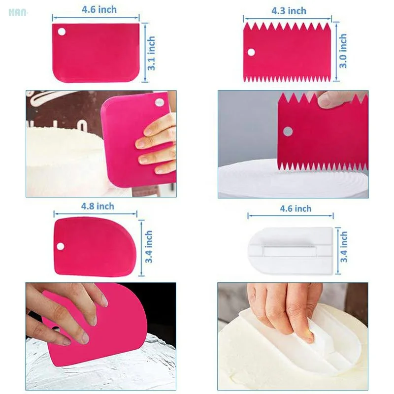 341 Pcs Cake Turntables Decoration Accessories Kit Baking Pastry Decorating Tools Set