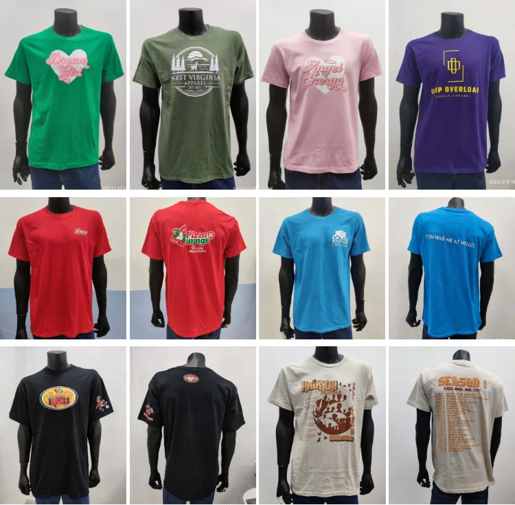 high quality 100% cotton custom t-shirt with custom label unisex DTG printing graphic screen print logo tshirt customize