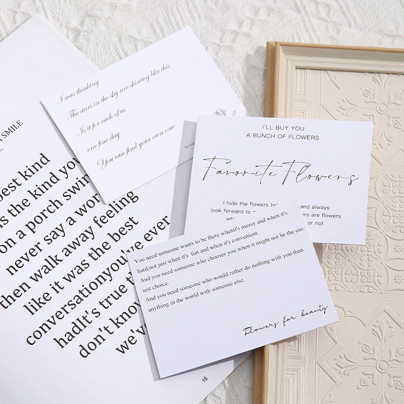 Customized Thank You Card Full Color Printed Printing Greeting Card Paper Gold Foil logo Embossing logo