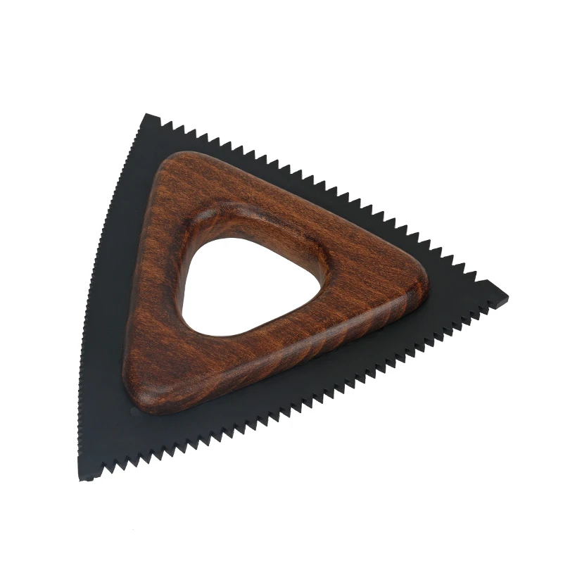 Wholesale Portable Wooden Triangle Dog Hair Removal Carpet Pet Cat Hair Remover Tool for Car Furniture