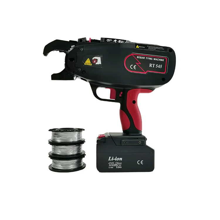 Горячая продажа портативный Электрический арматуры уровня обвязывающая машина литиевая батарея электрический арматуры обвязки пистолет RT-545