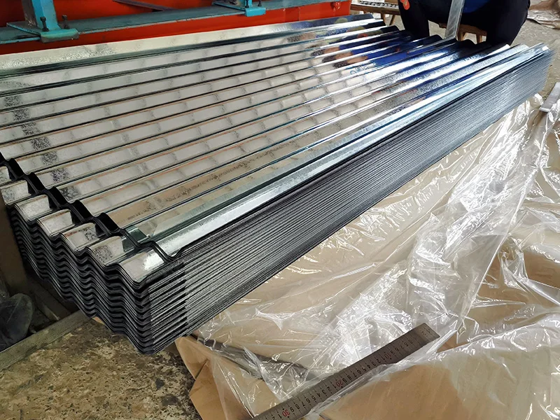 Manufacturer 22 gauge PPGI GI Galvanized corrugated roofing roof iron steel sheet for construction