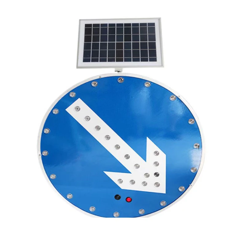 Construction Road Solar Indicator Light Driveway Indicating Signal Lamp Toll Station and Parking Lots Signal Lights