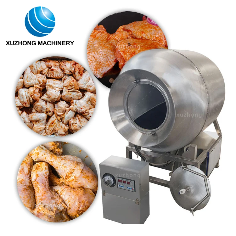 Stainless Steel Chicken Sausage Making Marinating Machine Meat Sausage Tumbler Mmixing Machine Vacuum Tumbler Marinator