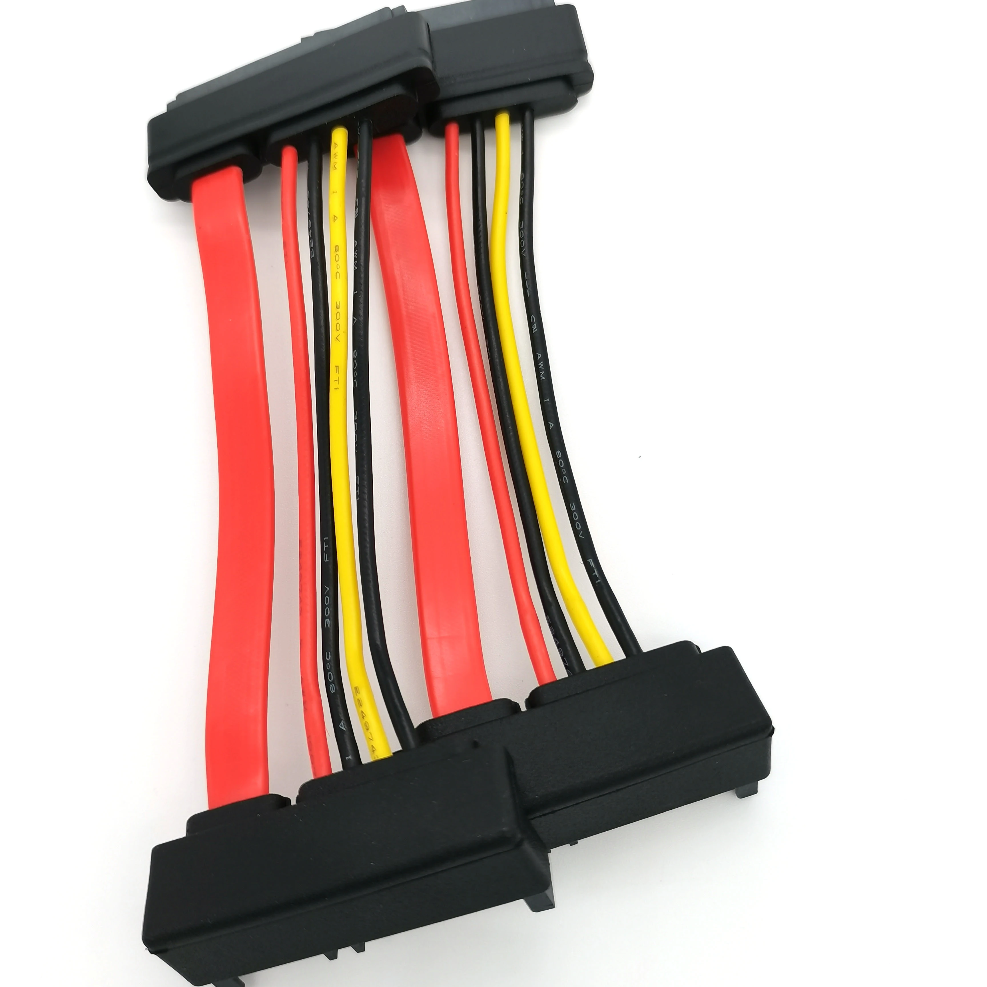 SATA Cables 1 2 3 4 6 8 inches Custom 15 7 Needle Thread UL1007 16AWG 28AWG