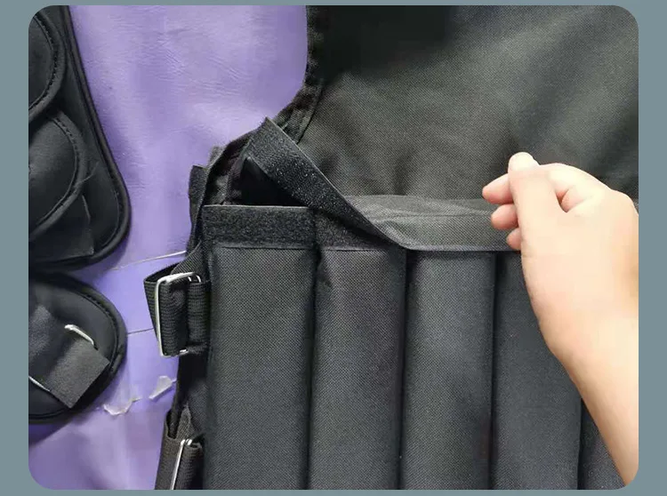 China made Adjustable Body Weighted Vest Workout Sandbag Mesh Vest for Sports Strength Training Fitness Walking Running