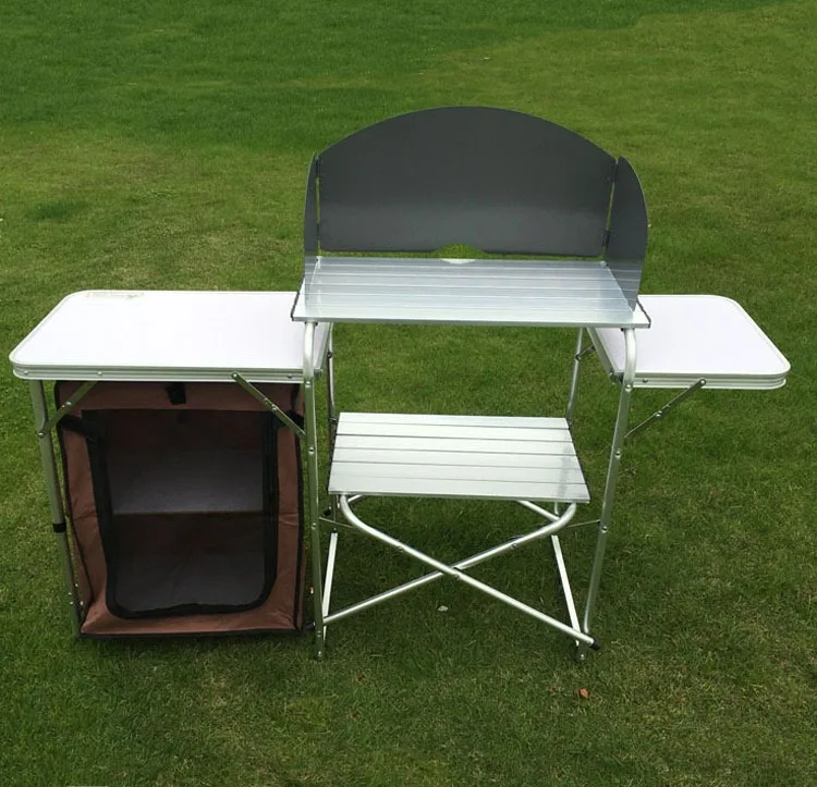 Походная алюминиевая Портативная Складная кухонная станция TARKA