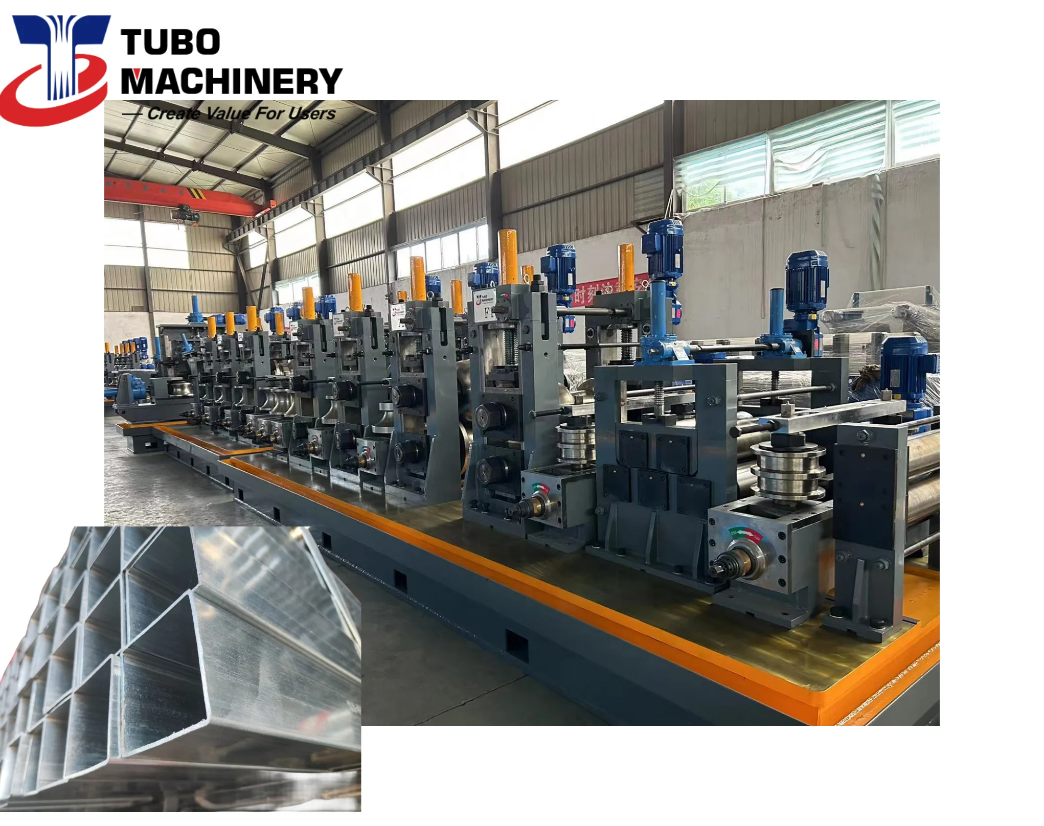 Carbon steel EWR Tube Mill Line/ Galvanized steel Tube mill Line Factory