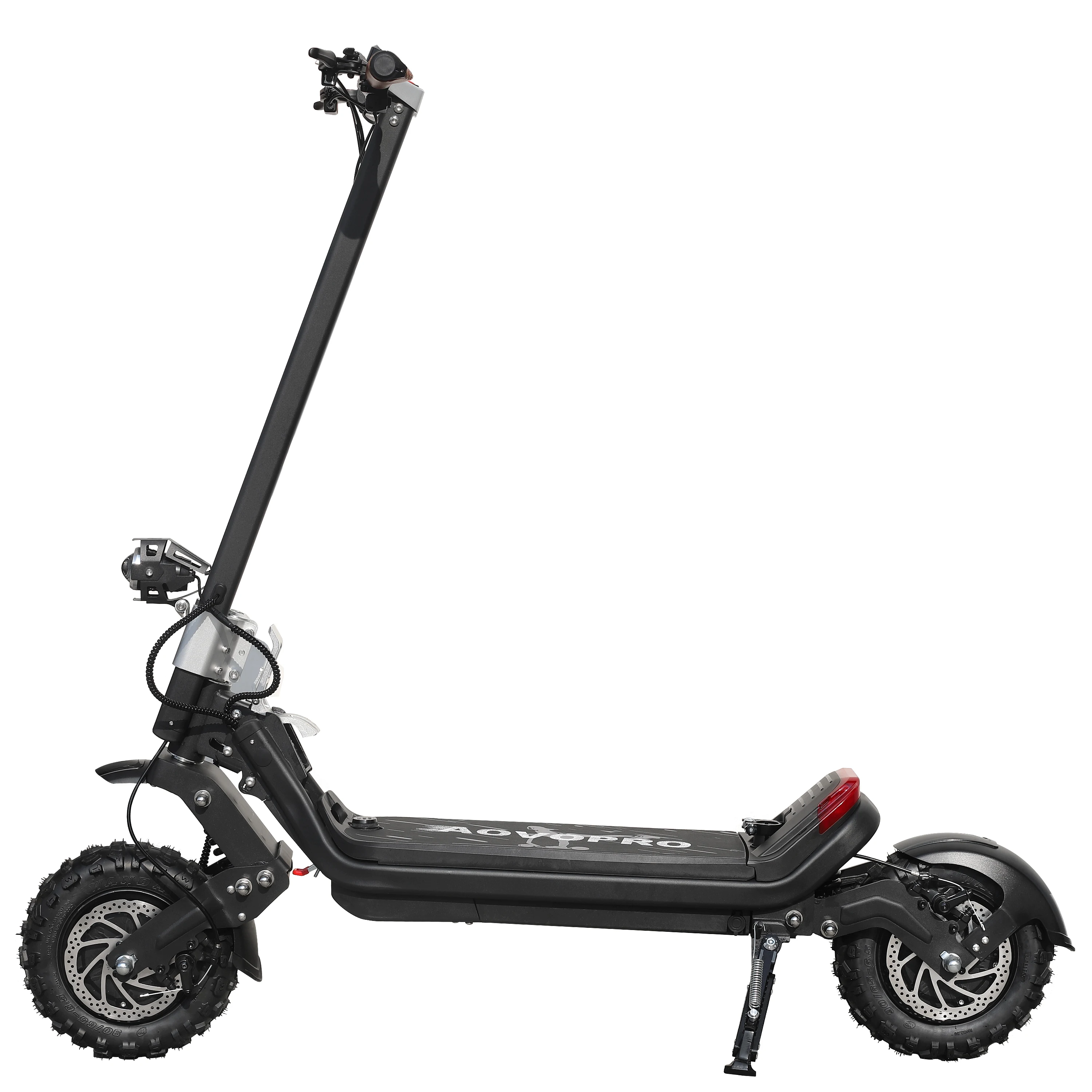 AOVOPRO USA Europe Warehouse 11inch Dural Motor 2400W Double Suspension 55km 48V 20.8ah  Battery Off-road Electric E Scooter
