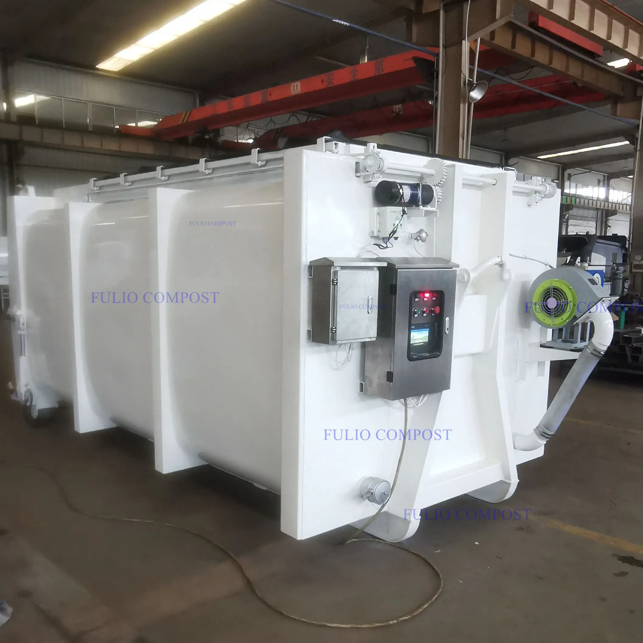 FULIO Movable manure compost tank For Agriculture Waste Moisture Barrier Waterproof breathable compost cover