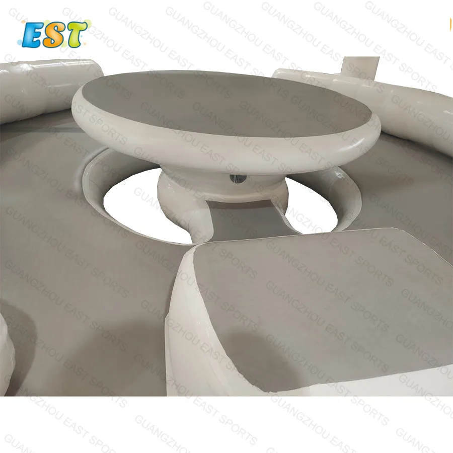 Commercial Inflatable Floating Dock Platform with Tent for Summer Recreation Aqua Party Bana