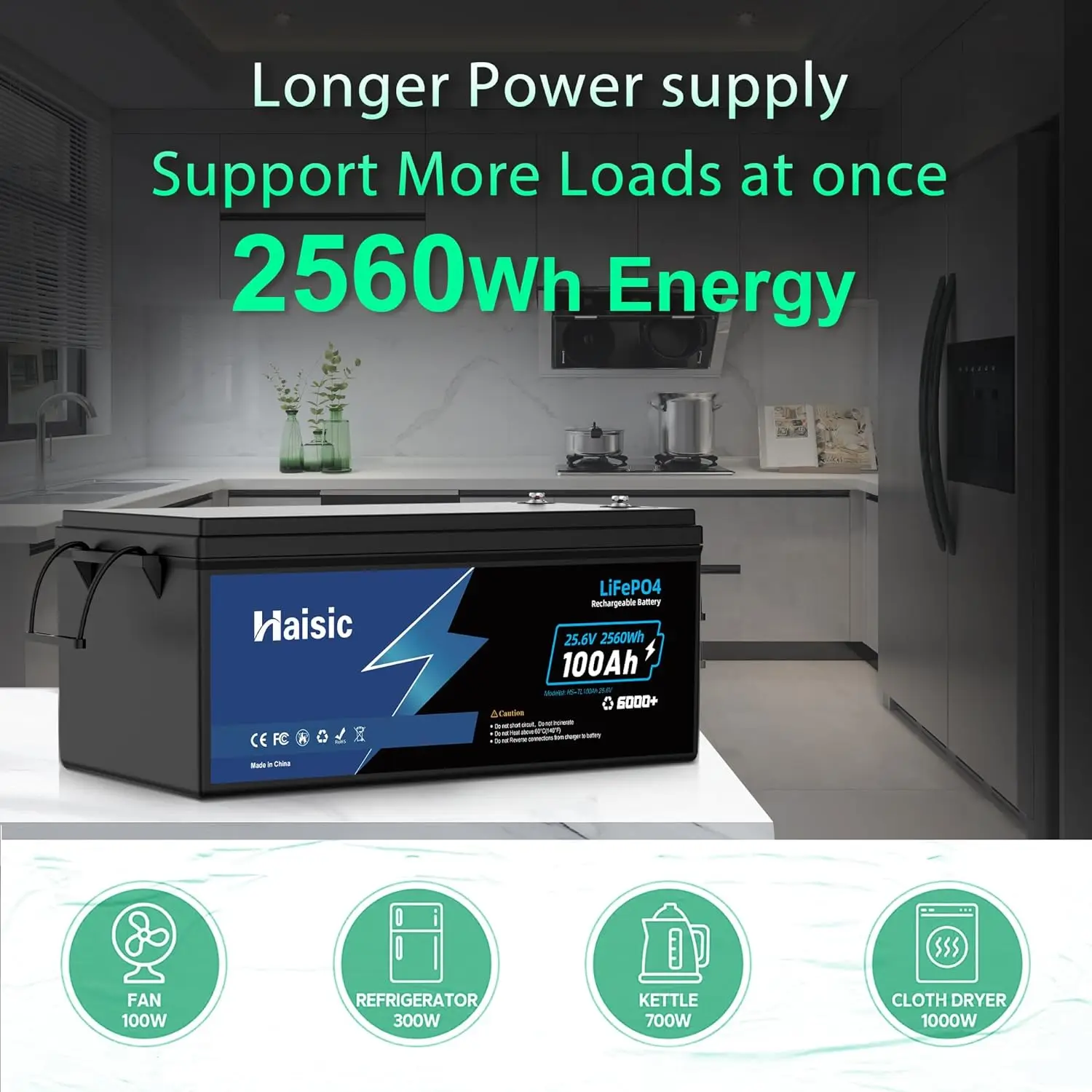 ECO Friendly ABS Lifepo4 Battery 25.6v 24v 100Ah Solar Inverter Battery For RV Boat Golf Cart Electric Forklifts Electric Bike