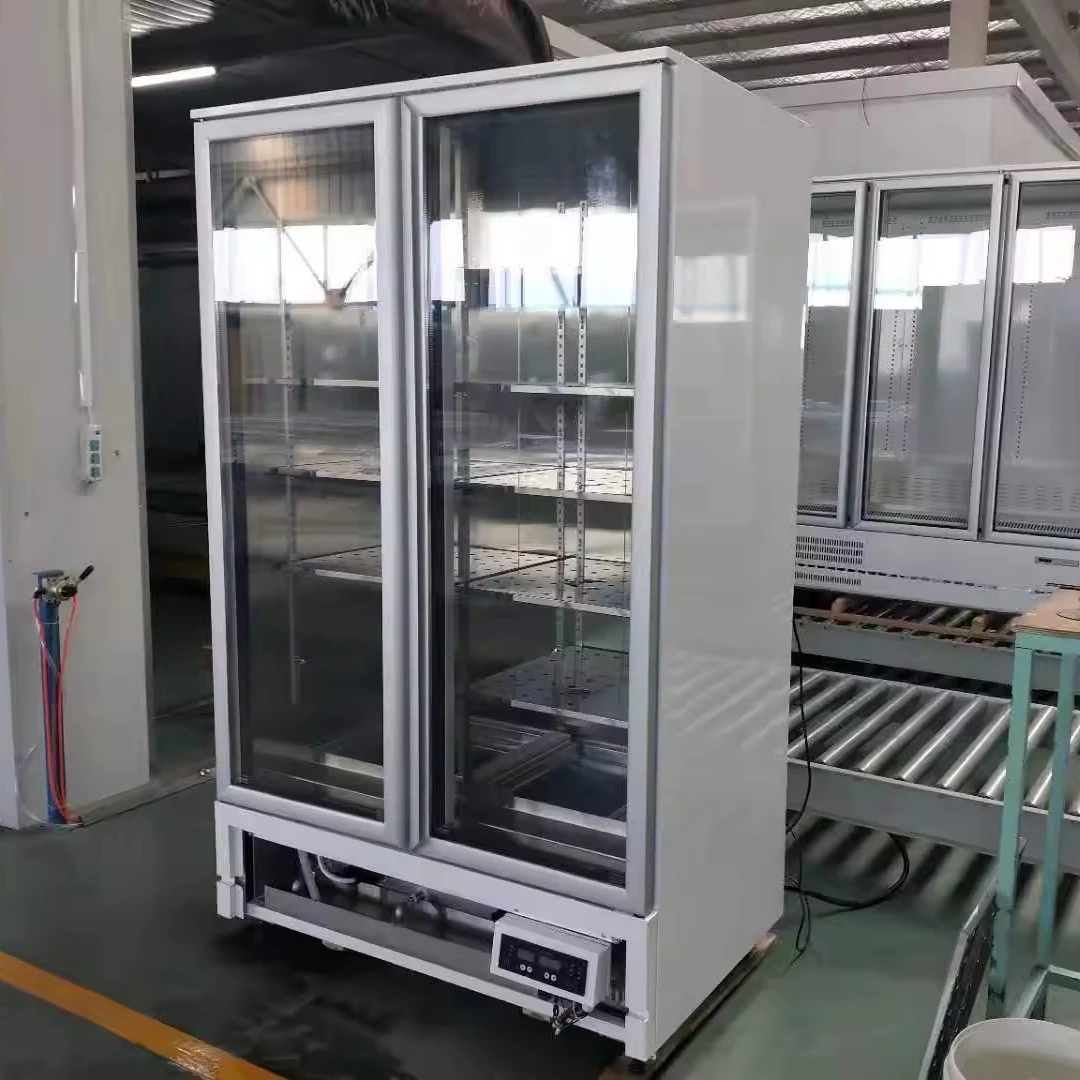 Commercial Single Door Cold Drink vertical showcase cooler Glass Door Refrigerator Display Transparent Door Fridge