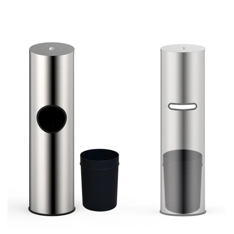 Stainless Steel Floor Standing Gym Wet Wipes Dispenser