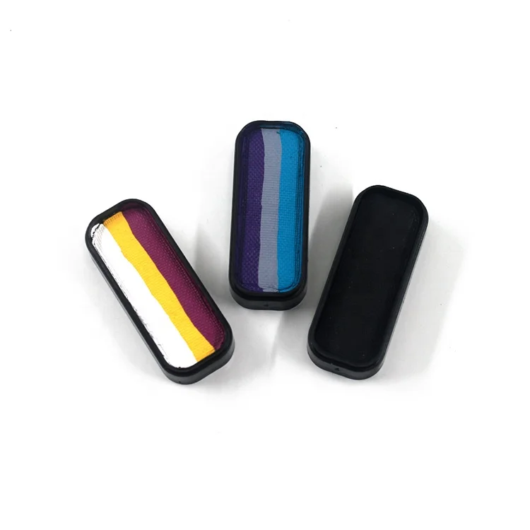 Custom Color rainbow colors kids non-toxic face use water based face paint set face and body paint split cake