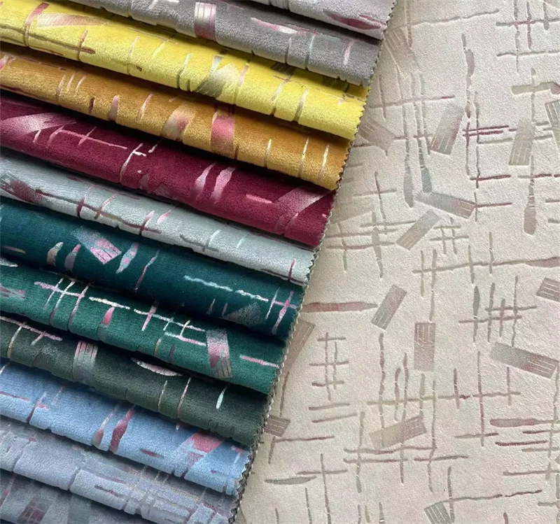 hot selling pressure rubber patterned shell fabric furnishing fabrics for curtain