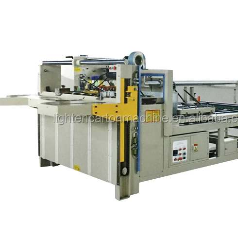 Carton folding and gluing machine/carton packing machine /corrugated box machine (1600378314274)