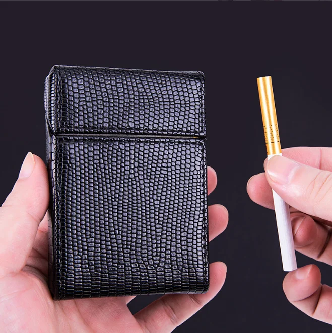 Portable Creative Leather Soft Cigarette Bag Cigarette Box Set Personalized Gift