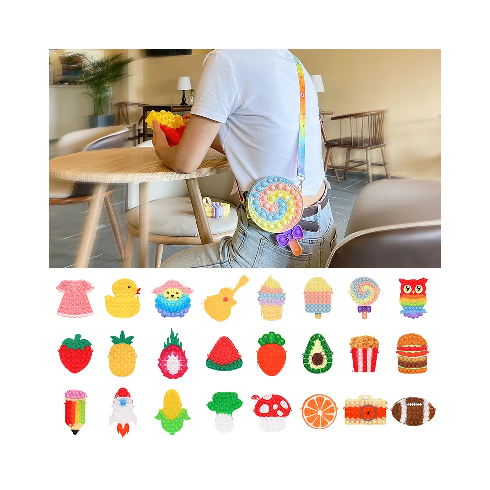 Amazon Hot Selling Sensory Fidget Toys Set Pack For Stress Relief Silicone Fidget Toy