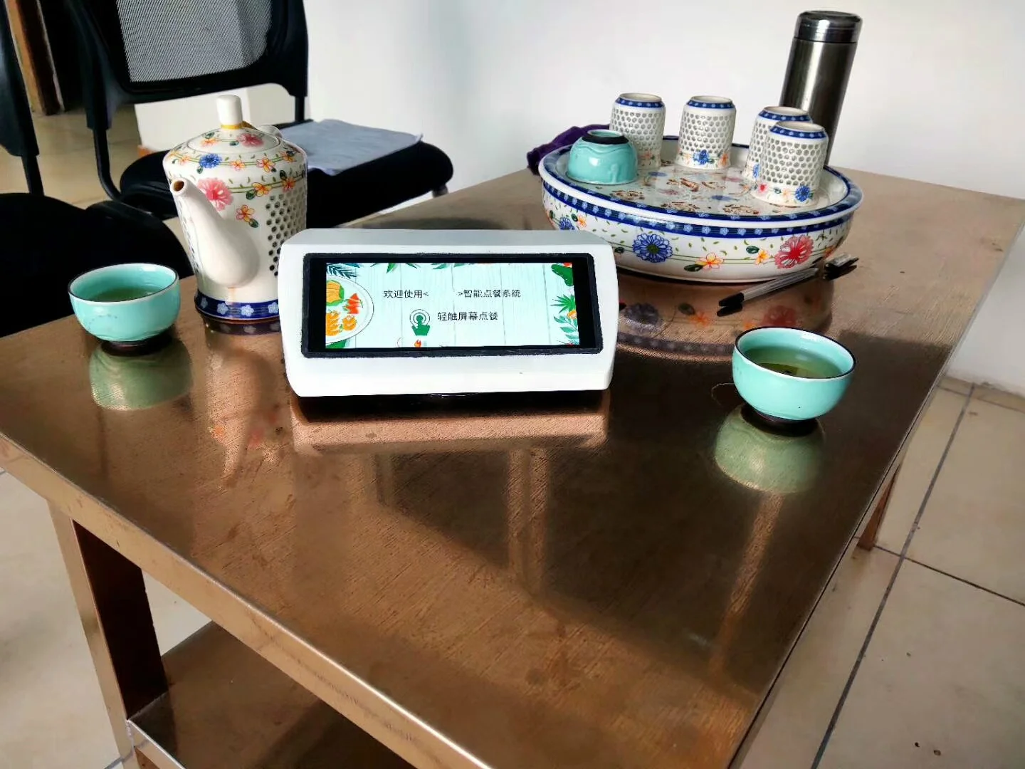 6.86inch menu display menu screens  induction cooker lcd