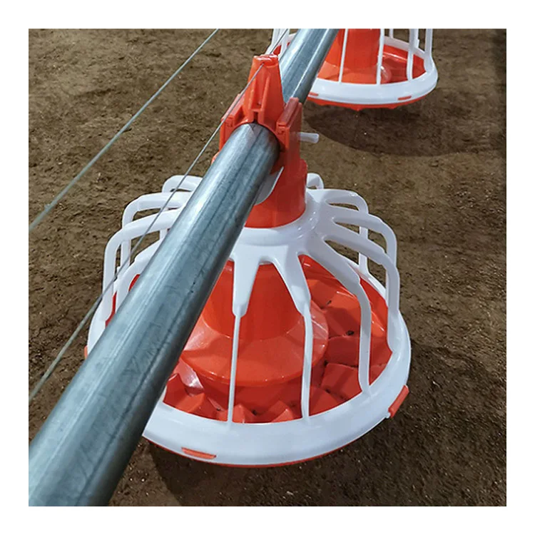 Poultry Farm Floor Raising Chicken Broiler Breeder Pan for Automatic Control Auger Feeding System