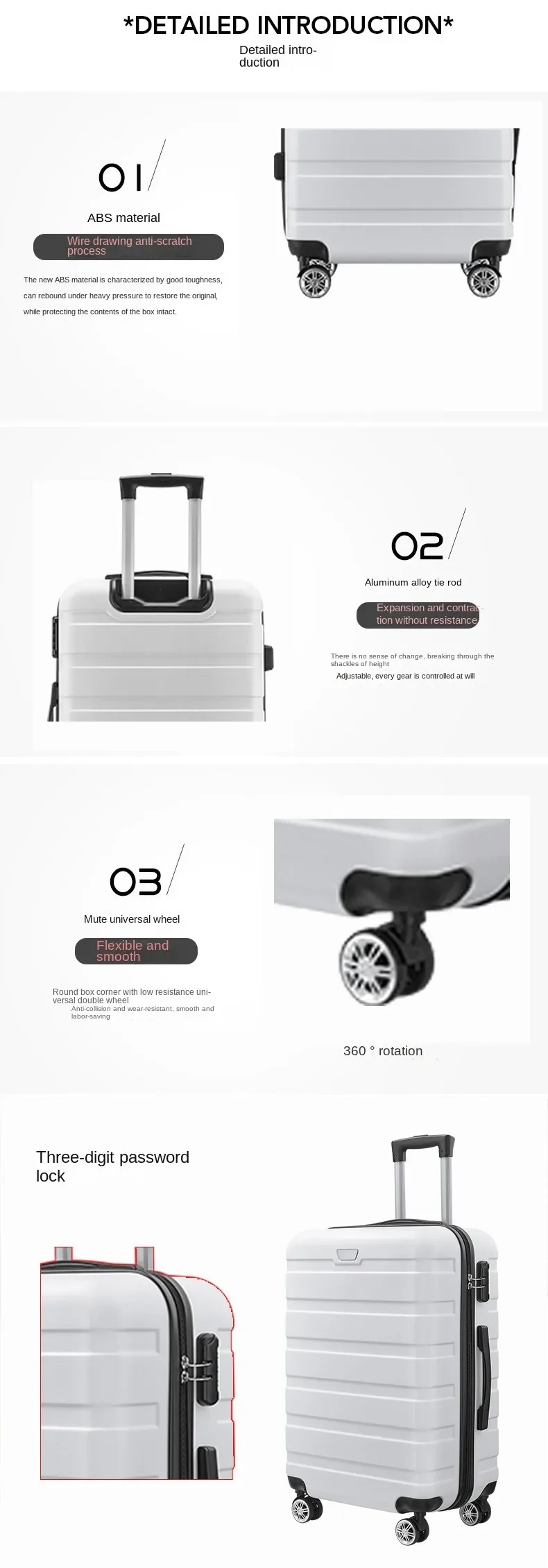 Wholesale Low Price Portable Carry on Suitcase Sets Large Capacity Luggage Travelling Set with Wheels